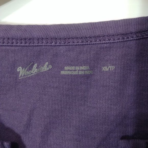 Woolrich Womens Split Neck Tee - Size XS - Pre-owned - UFPSRV - Picture 6 of 8